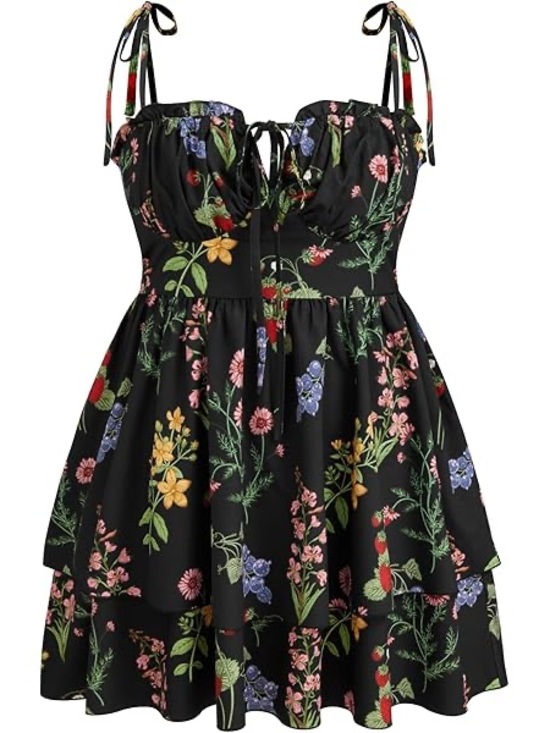Cider Dresses & Skirts - Cider Curvy Cottagecore Girl Floral Lightweight Dress ‼️PLUS SIZE BEAUTIFUL 😻
